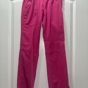 Healing Hands yoga pink XXS scrub pants